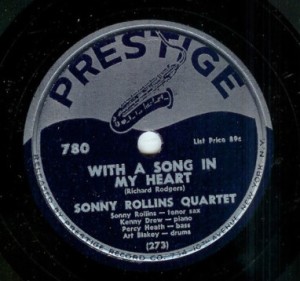 Sonny Rollins, Prestige 78